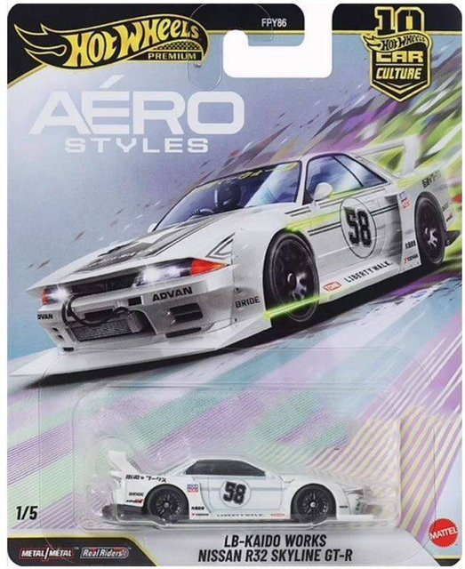 Hot Wheels Premium Car Culture Aero Style Spielzeugautos, 1:64, Metall - Bild 1
