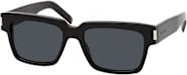 Saint Laurent SL 732 VADIM Sonnenbrille, Vollrand, quadratisch, Herren, black, grey, Kunststoff - Bild 1