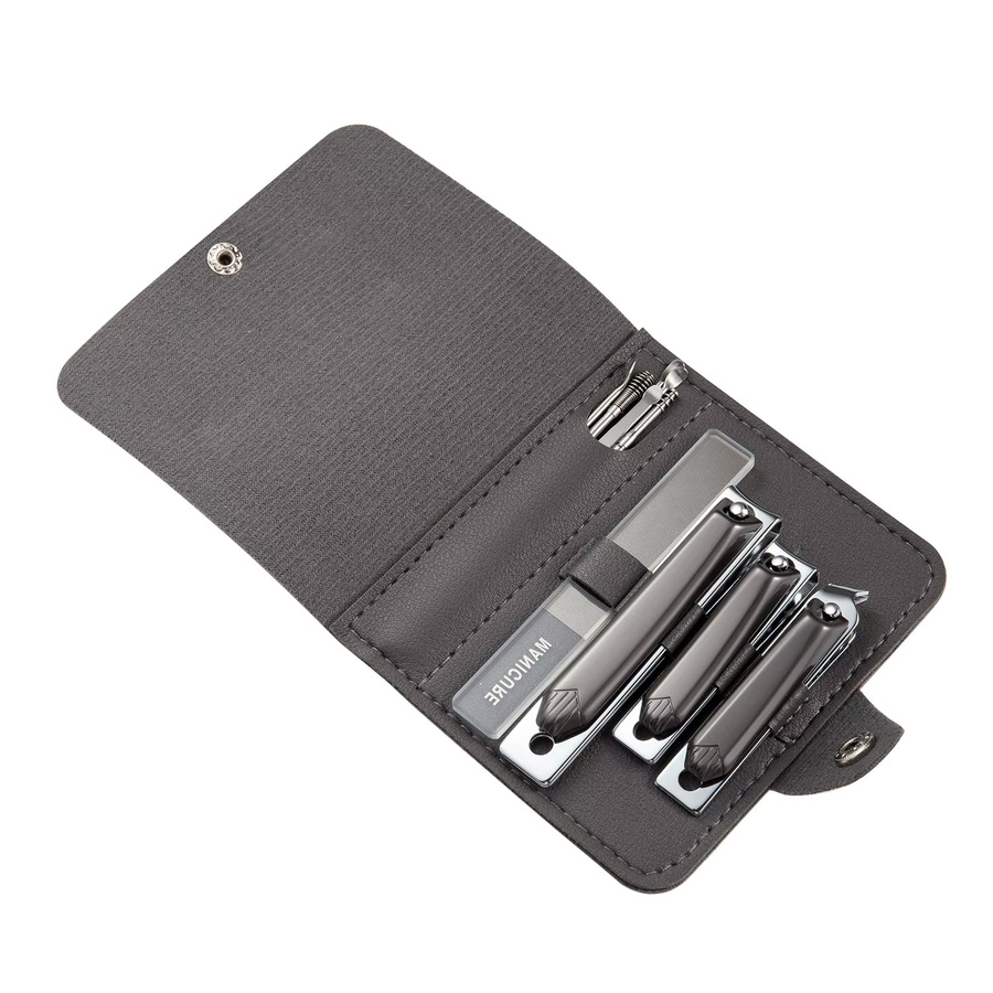 Nagelknipser-Set, 10-teilig, Dark Grey, Metallic - Bild 2