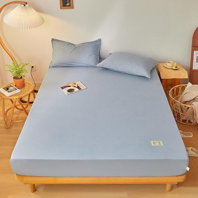 Binchi Outdoor Equipment Spannbettlaken aus 100% Baumwolle in Rosa, B/T: 90 x 200 cm - Bild 1