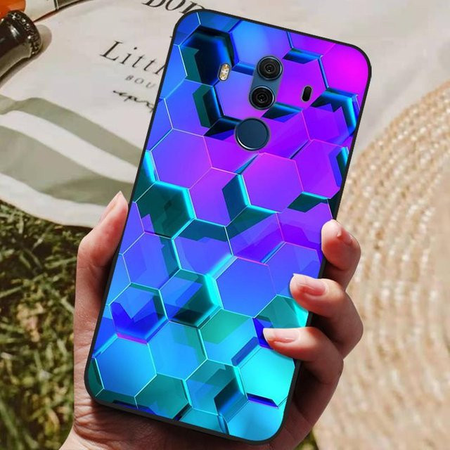 Schwarze Silikon Handyhülle als Bumper für Huawei Mate 10 Pro und Huawei Mate 10 Lite - Bild 1