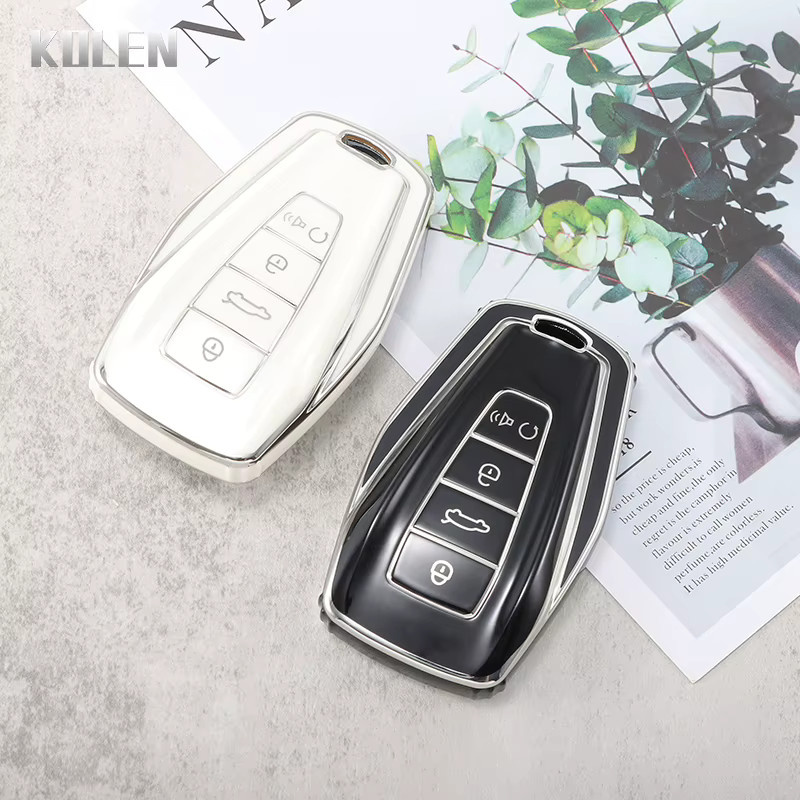 KOLEN TPU Schlüsselhülle für Geely Coolray Atlas Boyue NL3 Emgrand X7 EX7 GC9 Borui als Auto Remote Key Case Cover Shell Fob - Bild 3