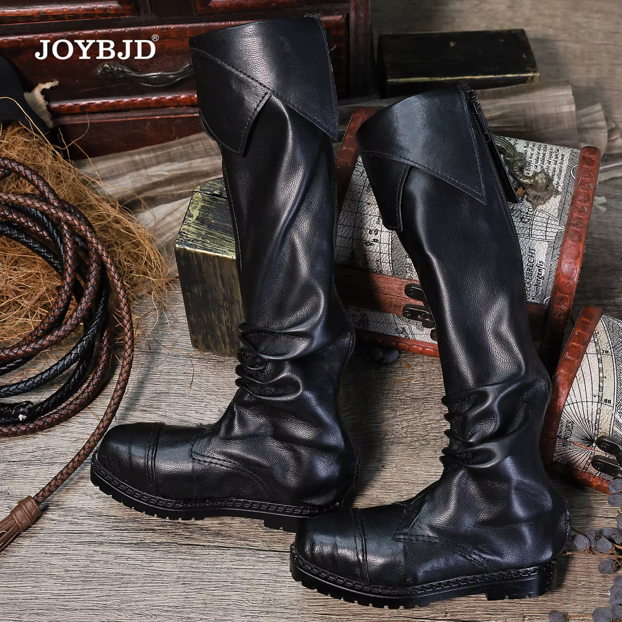JOYBJD Bjd Puppenschuhe, Lederstiefel, Schwarz, Zubehör - Bild 2