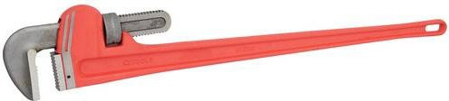 KS Tools Stahl-Einhand-Rohrzange in Rot, Länge: 1200 mm - Bild 1