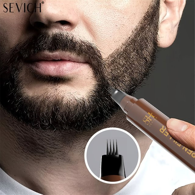 Sevich Bart Füllung Stift Kit, Bart Färbung und Gestaltung, Herren - Bild 1