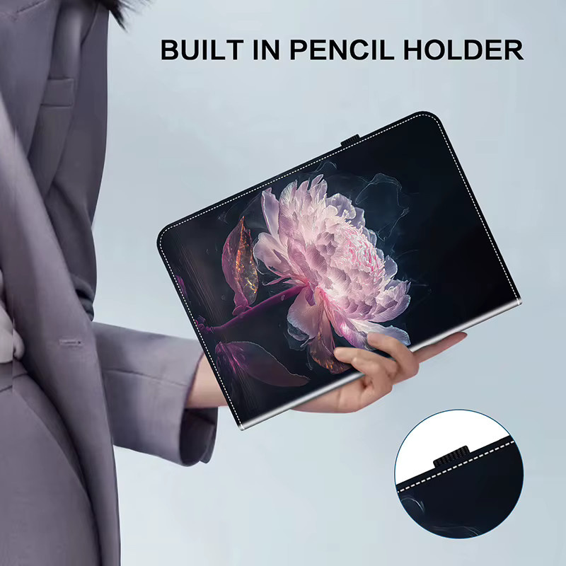 Lederhülle für Samsung Galaxy Tab S10 FE Plus 13.1 und weitere Modelle Tablet-Cover - Bild 3