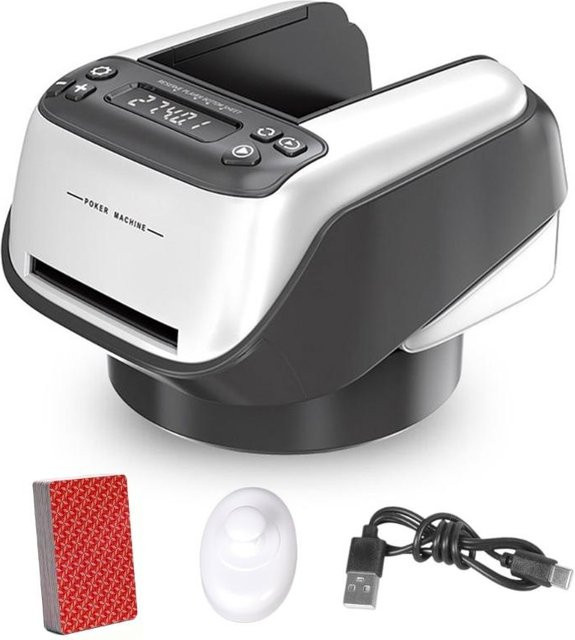 Deamos 360-Grad-Drehbare Poker-Kartenmischmaschine, Zubehör - Bild 1