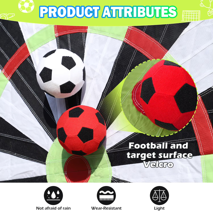 KING INFLATABLE Aufblasbares Fußball-Dartboard-Set, Bunt / Mehrfarbig, ab 14 Jahren - Bild 5