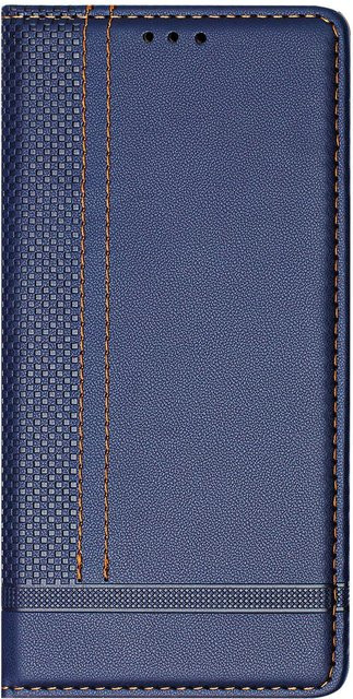 Magnetische Leder-Klapphülle für Motorola Moto G56 G15 G85 G75 G55 G35 G05 G06 G86 Power in Blau - Bild 1