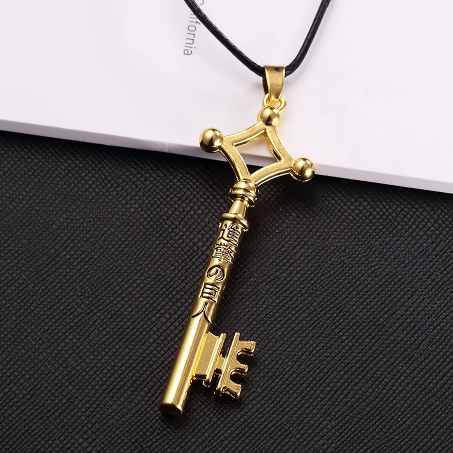 SUMENG Halskette Eren Key, Titan, Gold, Herren - Bild 3