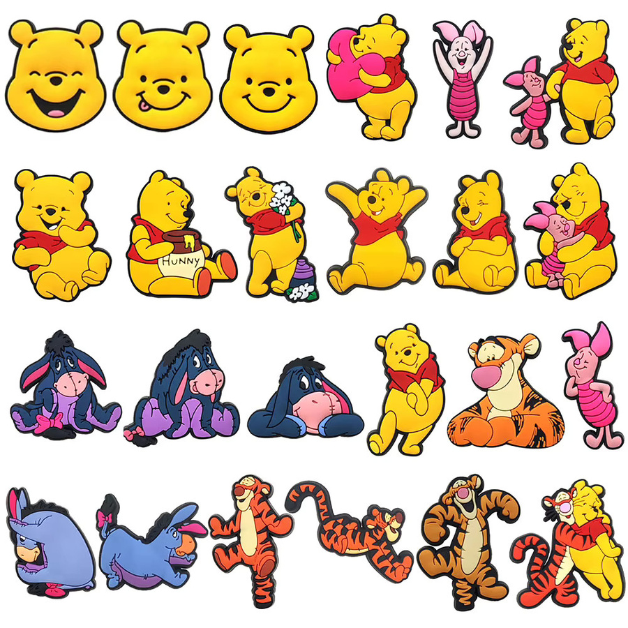 Charms Pooh Ferkel Tigger Honig, PVC, Kinder - Bild 2