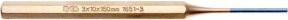 BGS Splintentreiber Silber, Länge: 150 mm, Durchmesser: 3 mm - Bild 1