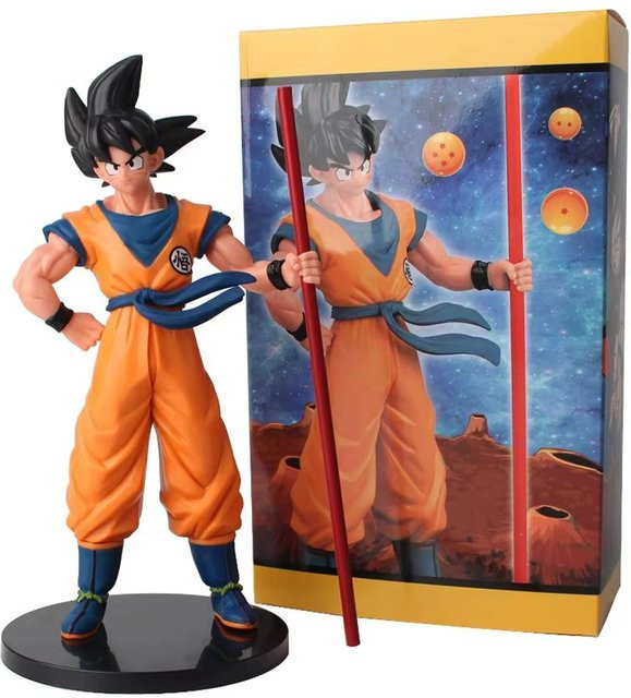 Yiran toy 1 Dragon Ball Son Goku Super Saiyan Anime Figur 18cm Action Modell - Bild 1