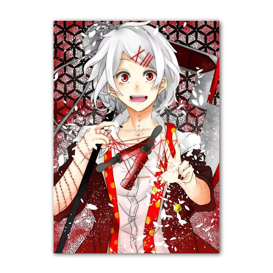 Potdemiel Tokyo Ghoul Suzuya Juuzou Poster Selbstklebende Wandkunst Dekoration in Mehrfarbig - Bild 4