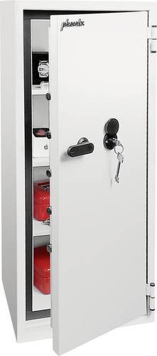 Phoenix Fortress Pro SS1465K Sicherheits- und Feuerschutztresor mit Sicherheitsstufe S2, Farbe: Weiß, B/T/H: 44,0 x 42,0 x 100,0 cm, 87 Liter - Bild 1