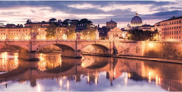 Komar Fototapete Vlies Romantico Multicolor B: 100 cm, H: 200 cm - Bild 1