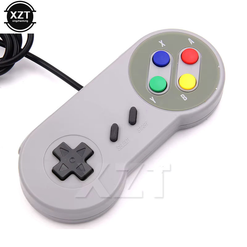 WYMECT USB Gaming Controller Joystick Gamepad in Grau für Nintendo SNES, Windows PC und Raspberry Pi 4 B - Bild 2