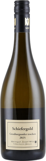 Josef Milz Schiefergold, Grauburgunder, trocken, Weißwein, 2025, 0,75 l - Bild 1