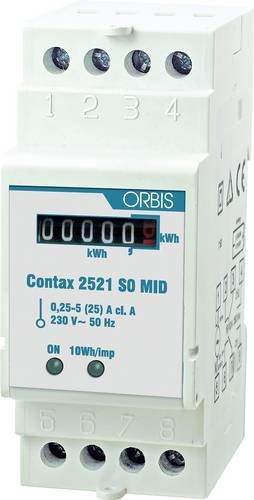 ORBIS Digitaler Wechselstromzähler OB702000 kW-Zähler 25A MID-konform in Weiß - Bild 1
