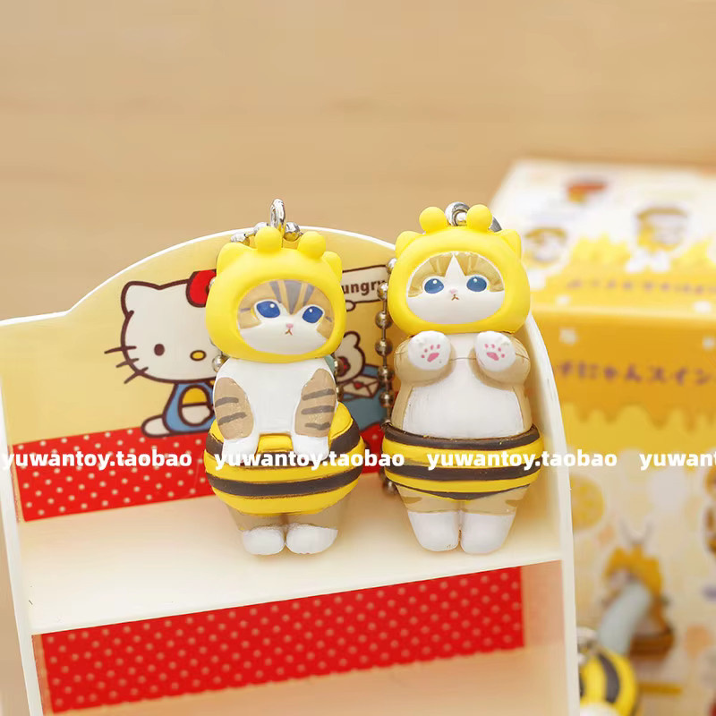 Mofusand Honigbienen-Katzenfigur Schlüsselanhänger Blind Box, Einzelfigur - Bild 2