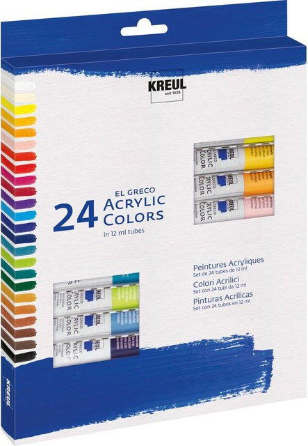 KREUL el Greco Acrylfarben-Set mit 24 Tuben à 12 ml - Bild 1