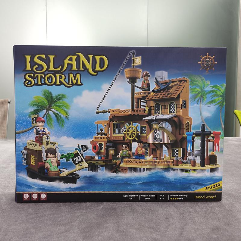 Yiran toy Mittelalterliche Pirateninsel Schloss Konstruktionsbausteine ab 6 Jahren - Bild 4