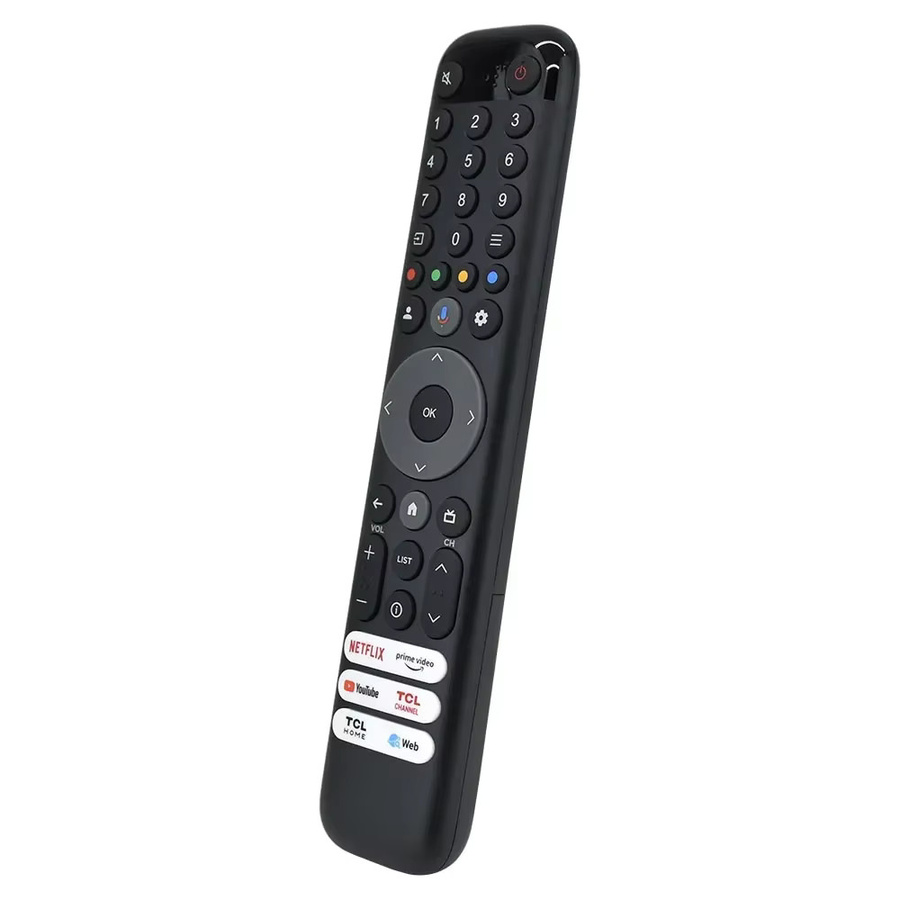 TCL RC833 GUB1 Sprachfernbedienung in Schwarz für C645 C745 C845 Serie und 4K QLED LED LCD OLED Smart TV - Bild 2