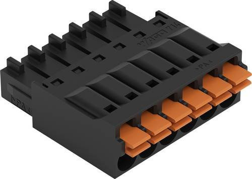 WAGO Federleiste 714-102 in Schwarz, 200 Stück - Bild 1