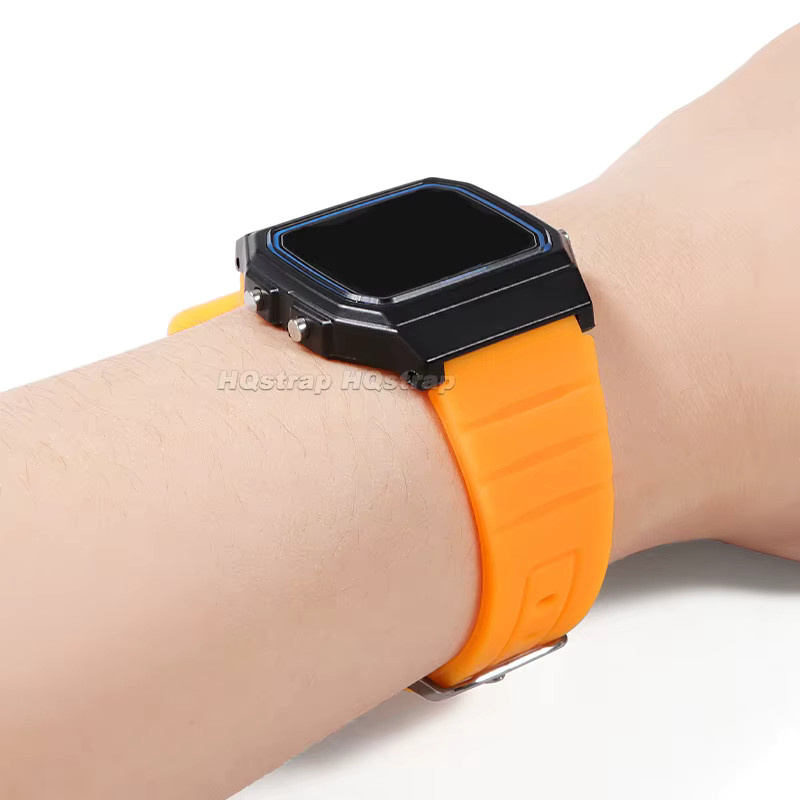 HQstrap Uhrenarmband Silikon, 18 mm, Bunt, Unisex - Bild 5