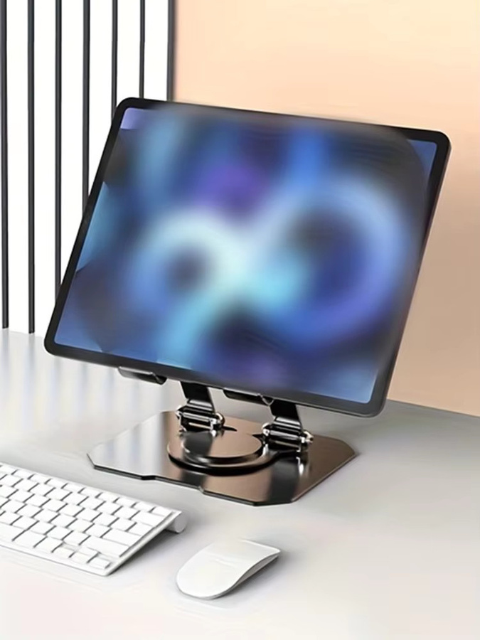 Maerknon Einstellbarer Desktop Notebook und Tablet Halter aus Metall mit Wärmeableitung in Schwarz oder Silber - Bild 6