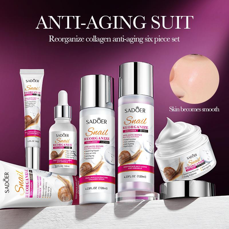 Snail Tender Skin Essence Hautpflegeset mit Kollagen, 6-teilig - Bild 3