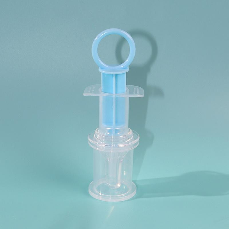 Fashnics Baby Schnuller Fütterer aus Silikon mit Messbecher 20ml in Rosa - Bild 1