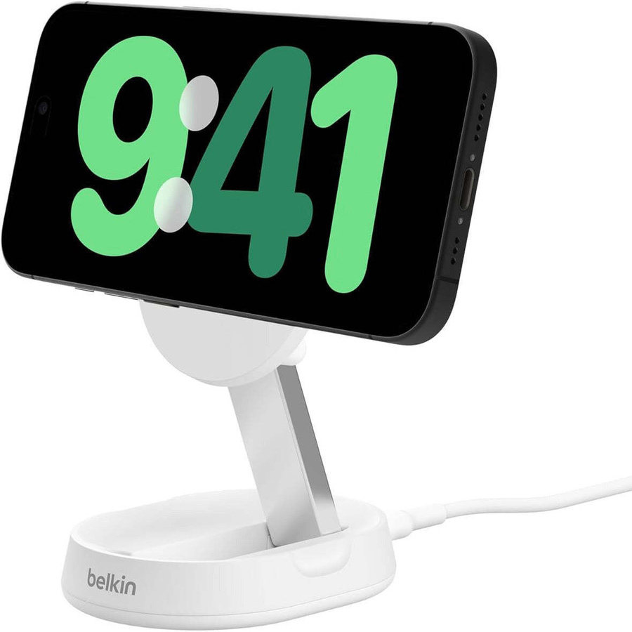 Belkin BoostCharge Pro Kabelloses Ladegerät für den Innenbereich mit 1,5 m Kabel in Weiß - Bild 1