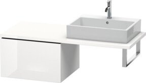 Duravit L-Cube Unterschrank mit 1 Auszug, Farbe Weiß glänzend, B: 62 cm, T: 54,7 cm, H: 40 cm - Bild 1