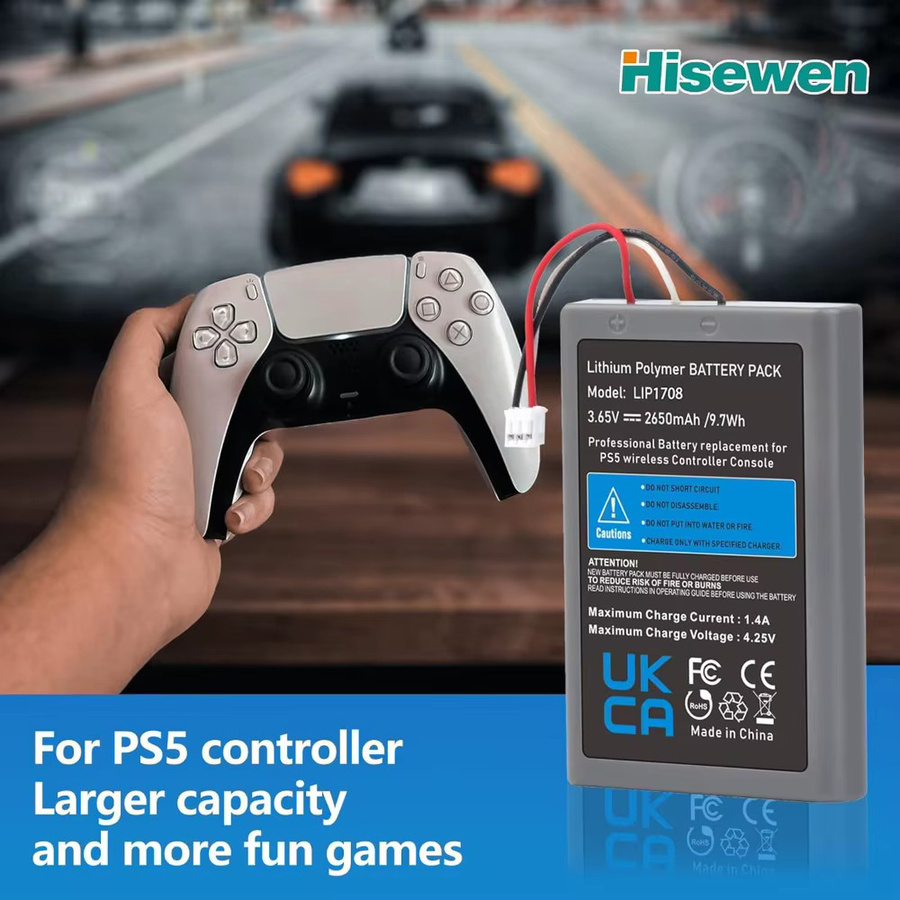 Sony Ersatzakku für PS5 DualSense Wireless Controller CFI-ZCT1W, Lithium-Polymer, 2650mAh, 3,65V, 9,7Wh - Bild 3