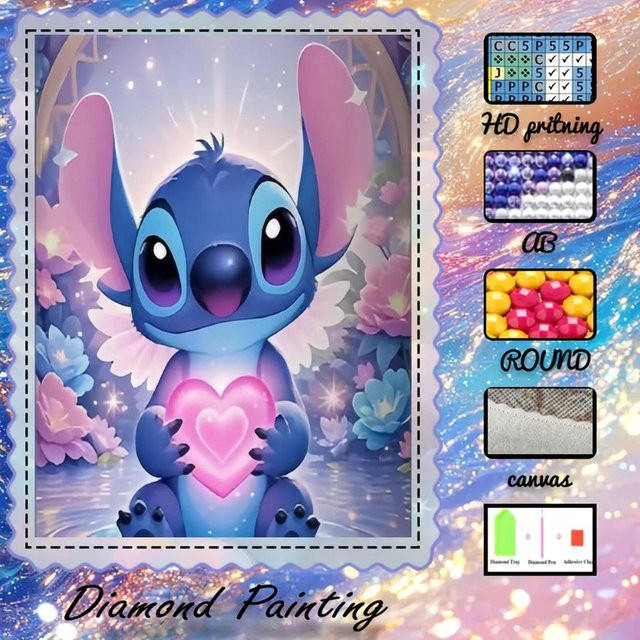 Potdemiel Diamantmalerei-Set Zeichentrickfigur, 1-teiliges Set - Bild 1