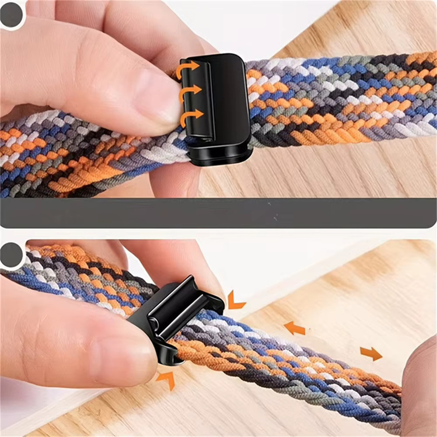诗宇 Uhrenarmband Textil, Bunt, Unisex - Bild 2