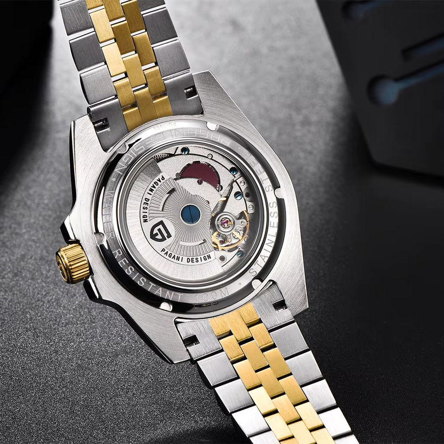 Pagani Design GMT-Uhr, Automatik, Edelstahl, Saphirglas, Herren - Bild 3