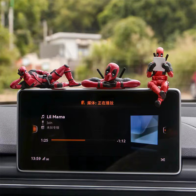 Bandai Marvel Deadpool Actionfiguren, 6-teiliges Set, sitzende X-Men Mini-Handanhänger - Bild 2