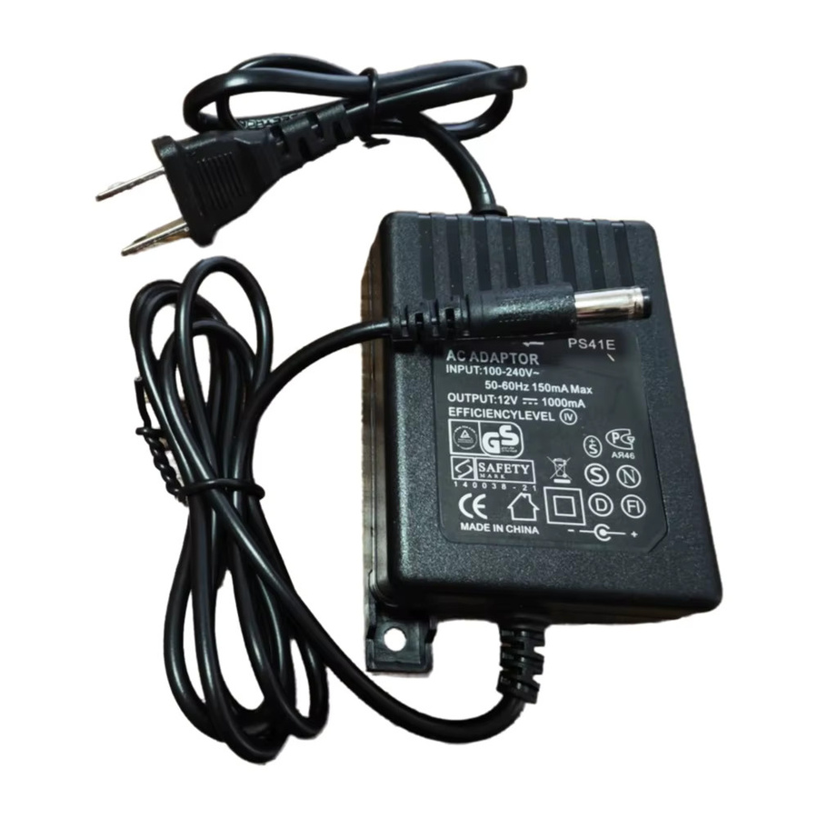 Shure PS24E Netzteil Ladegerät für drahtlose Mikrofone, 12V 400mA, 2m Länge, Schwarz, EU Stecker - Bild 5