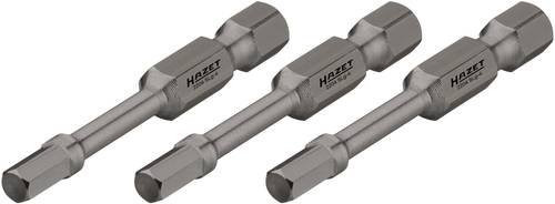 Hazet Schlag- und Maschinenschrauber-Torsions-Bits 2204SLG-8/3 Sechskant massiv 6,3 mm 1/4 Zoll Innen-Sechskant 8 mm, 3er-Set, Silber - Bild 1