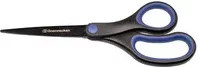 Soennecken Universalschere PREMIUM titaniumbeschichtet, gerade und asymmetrisch, Farbe: Schwarz/Blau, Länge: 18 cm - Bild 1