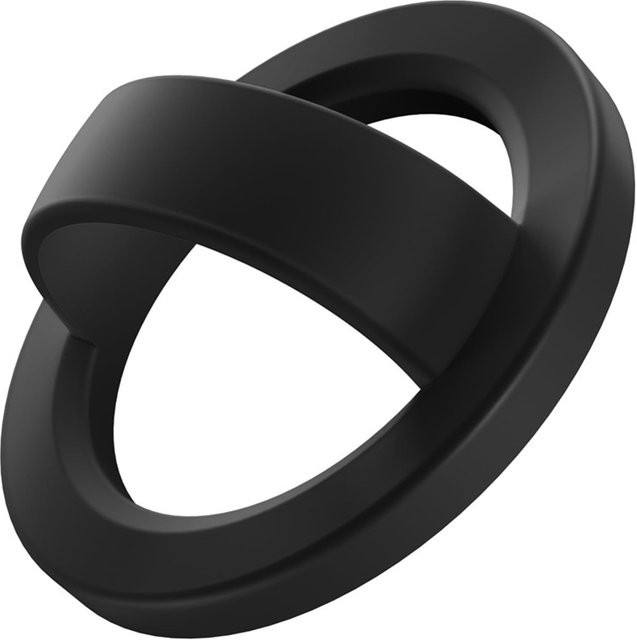 NMEGOU Magnetischer Silikon-Fingergurt für MagSafe iPhone 16, Universeller Telefonringhalter und Ständer in Blau oder Schwarz - Bild 1