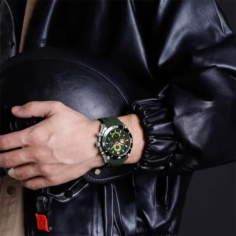 NAVIFORCE Chronograph, Quarz-Armbanduhr, Edelstahl, Herren - Bild 2