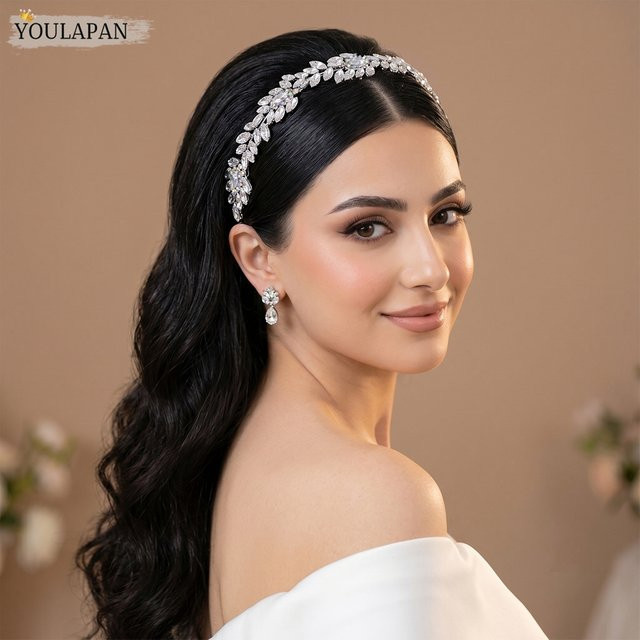 YouLaPan Stirnband, Strass, Damen - Bild 1