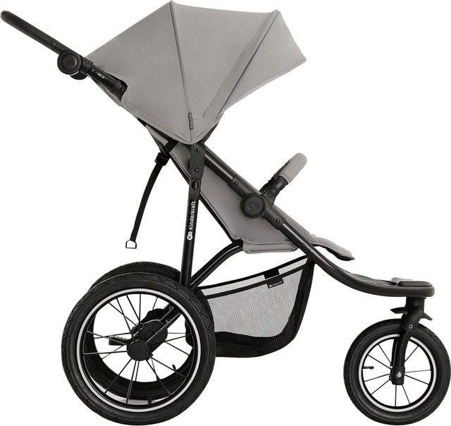 Kinderkraft Kinderwagen HELSI 2 Sportwagen Buggy in Grau mit Federung und Schwenkrädern - Bild 1