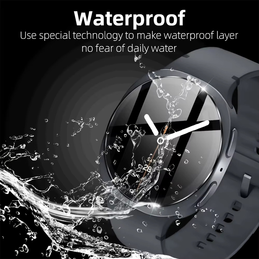 Samsung Displayschutzfolie Glas, 3 Stück, Galaxy Watch3 Watch4 Watch5 Watch6 - Bild 3