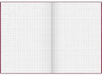König & Ebhardt Geschäftsbuch in Rot, A5, Hardcover aus Kunststoff kaschiertem Karton - Bild 1