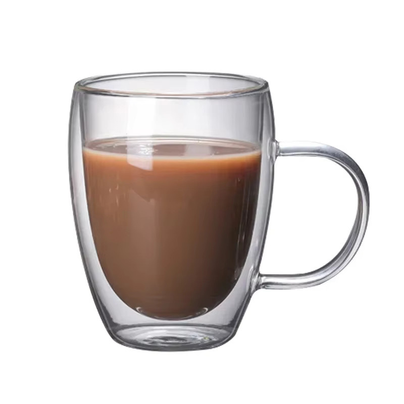 RSCHEF Doppelwandiges Glas-Tumbler-Set, transparent, hitzebeständiges Trinkgeschirr für Kaffee, Tee, Whisky oder Cocktails - Bild 3