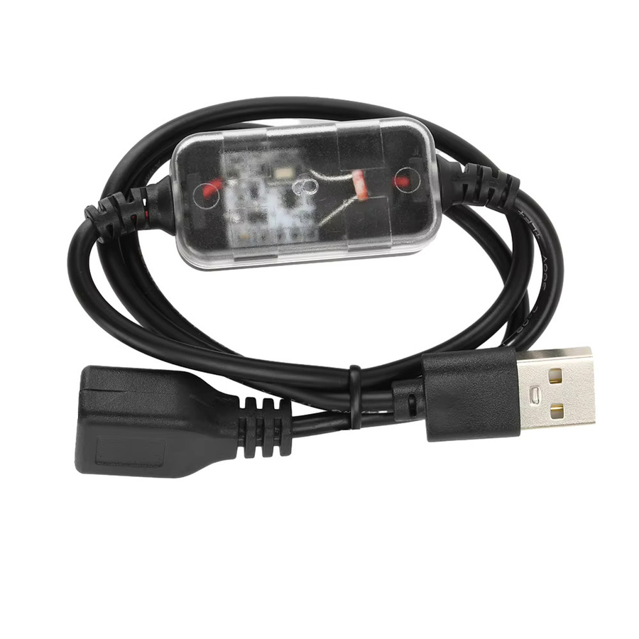 USB Lichtsensorschalter DC 3,7–24 V für Deckenleuchten, Flure und LED-Streifen in Schwarz und Grün - Bild 4